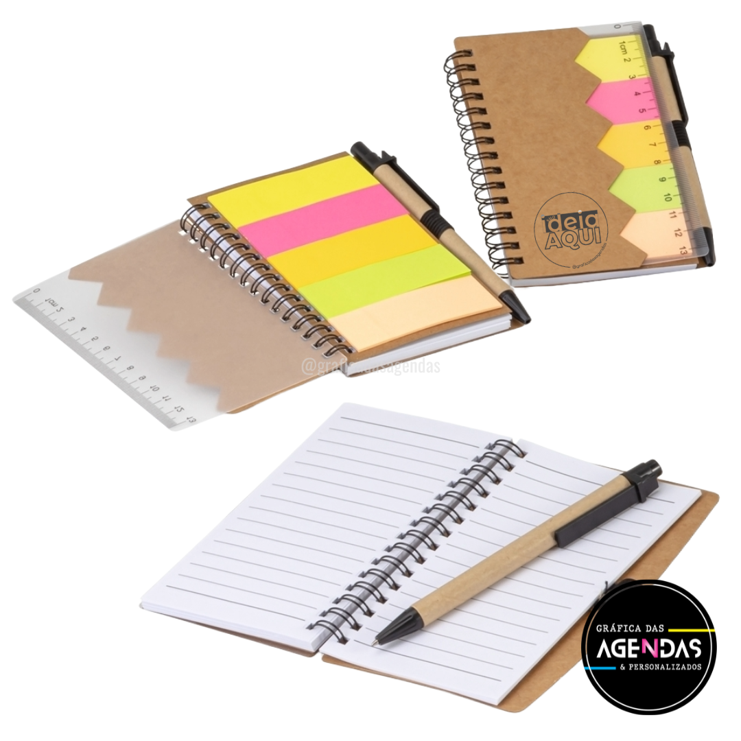 Caderneta Eco Kraft